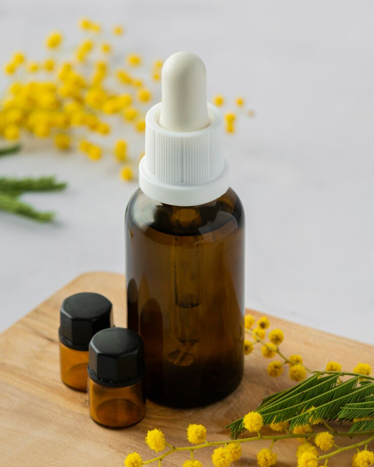 Free Photo high angle natural medicine concept