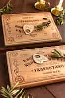 Free photo high angle ouija boards arrangement