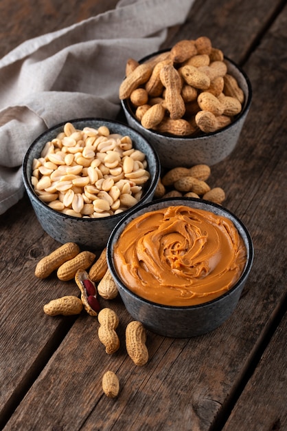 high angle peanuts arrangement