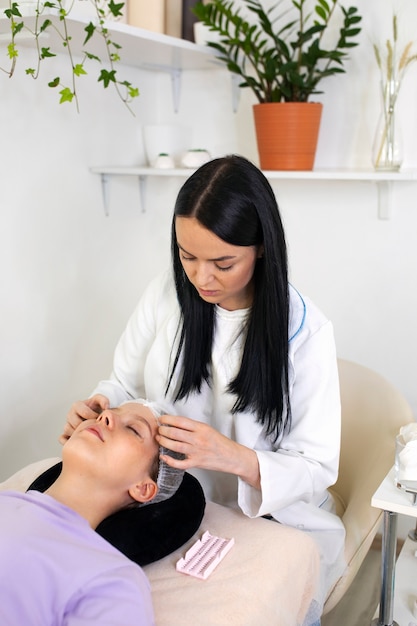 High angle professional putting hair net