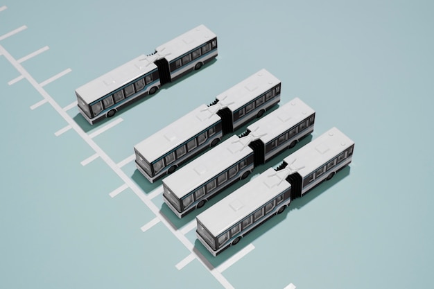 High angle public transport arrangement