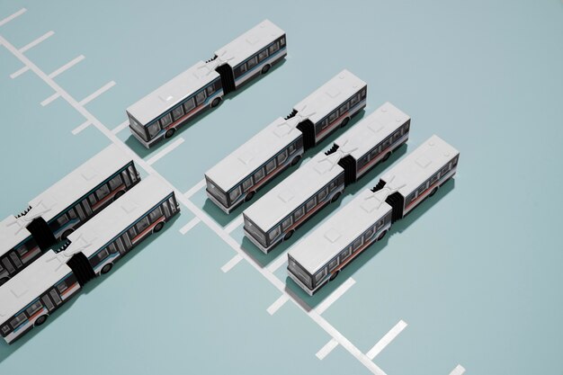 High angle public transport arrangement