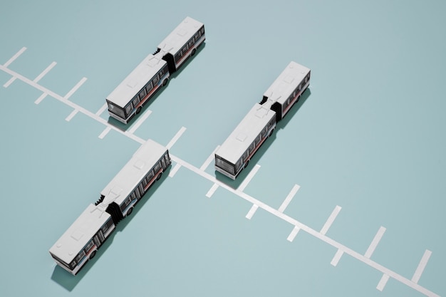 High angle public transport arrangement