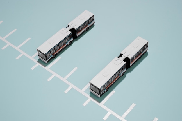 High angle public transport arrangement