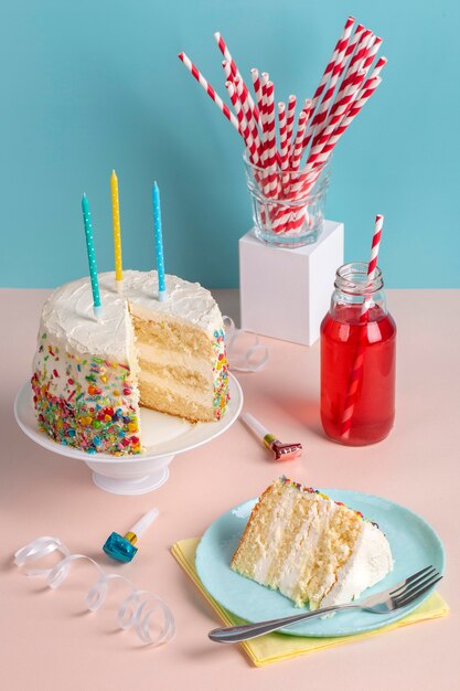 high angle tasty cake assortment