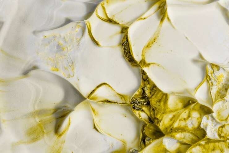 Free Photo high angle view of abstract art paint backdrop