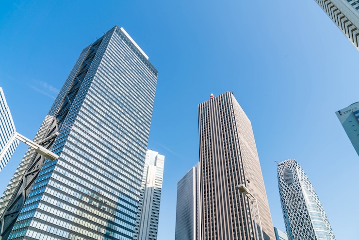 無料Photo 高層ビルと青空 - 東京都新宿区