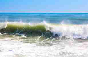 Free photo high sea wave