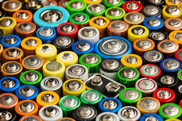 high view battery pollution waste