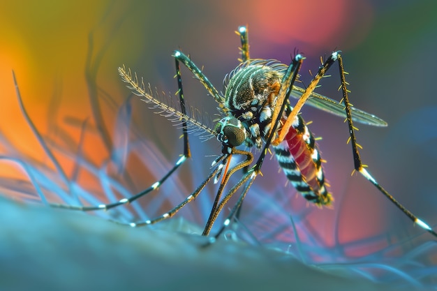 Free photo highly detailed mosquito