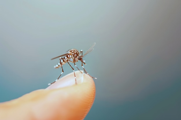 Free photo highly detailed mosquito