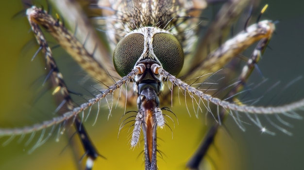 Free photo highly detailed mosquito