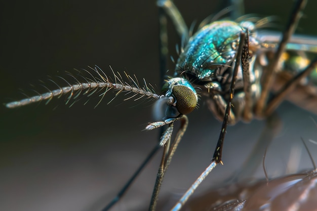 Foto gratuita zanzare molto dettagliato