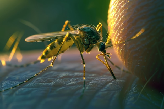 Free photo highly detailed mosquito