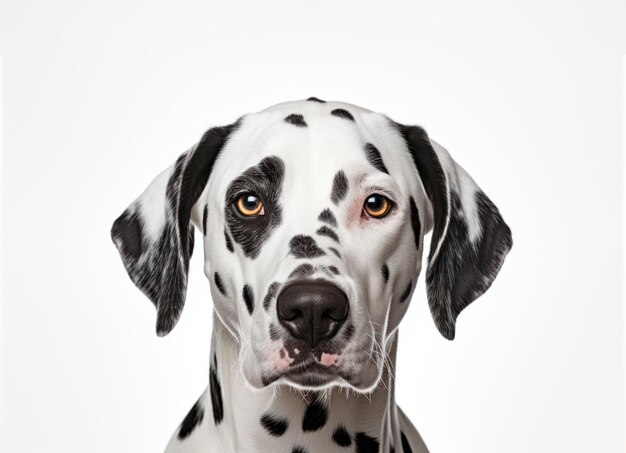 Highresolution photo of Dalmatian isolated on white background