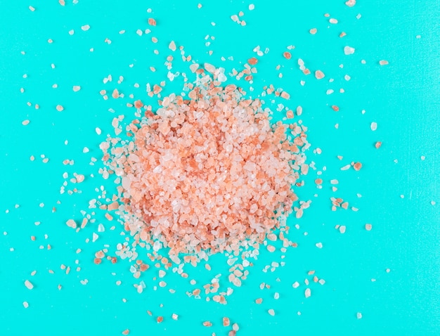 シアン表面のヒマラヤ塩