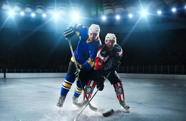 Free photo hockey players