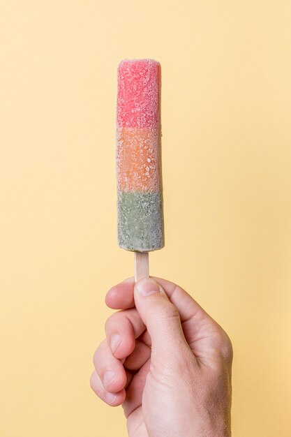 holding a delicious summer ice cream