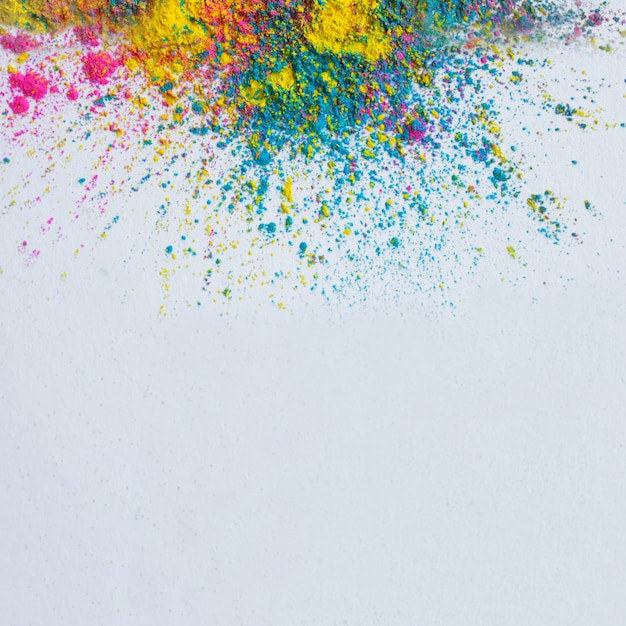 Free photo holi color background on a white background