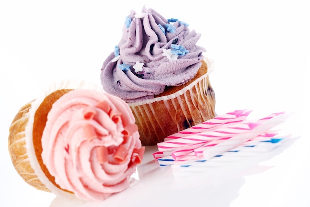 Foto gratuita cupcakes di festa