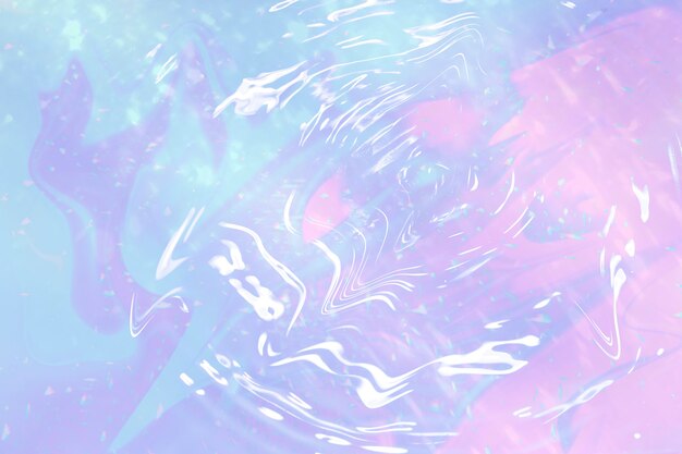 Free Photo holographic pastel gradient water ripple