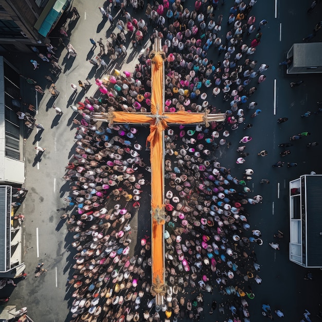 Free photo holy week  celebration vivid colors