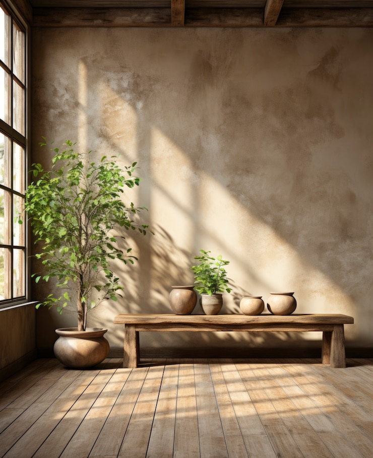Free Photo home entranceway with furniture and modern decor