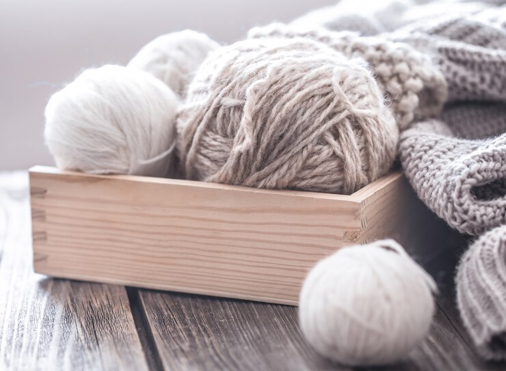 Free Photo home hobbies, knitting
