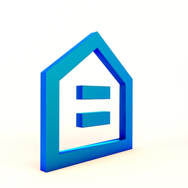 Home Icon Left Side In White Background