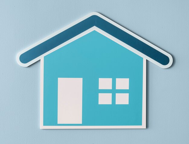 Home insurance cut out icon