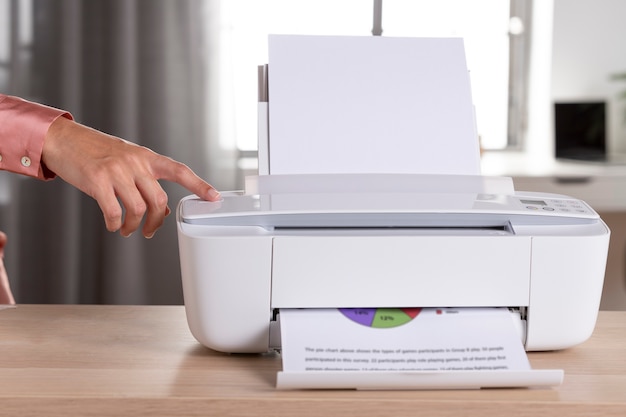 Free photo home printer based on toner