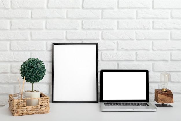 Free photo home room design with copy space