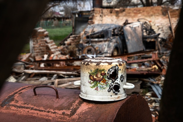home ruins russian's war in ukraine