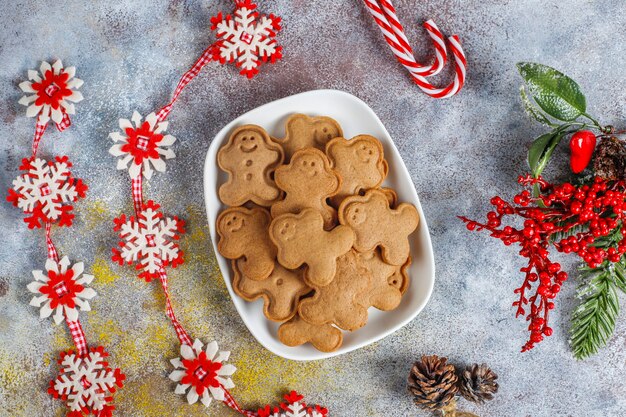 Homemade delicious gingerbread cookies.