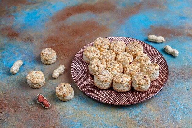 Homemade peanut cookies.