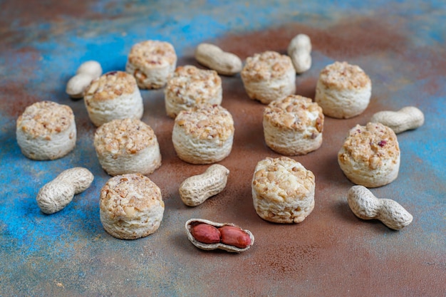 Homemade peanut cookies.