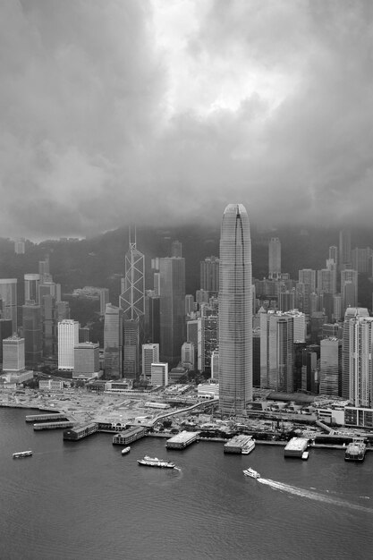 香港の航空写真