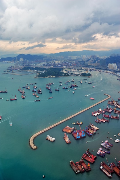 Hong Kong aerial view