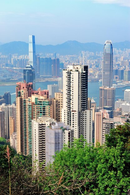 Hong Kong aerial view