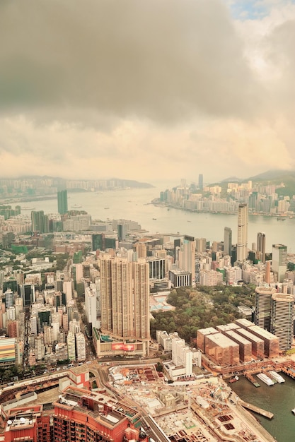 Hong Kong aerial view