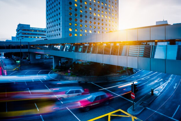 Hong Kong traffic view