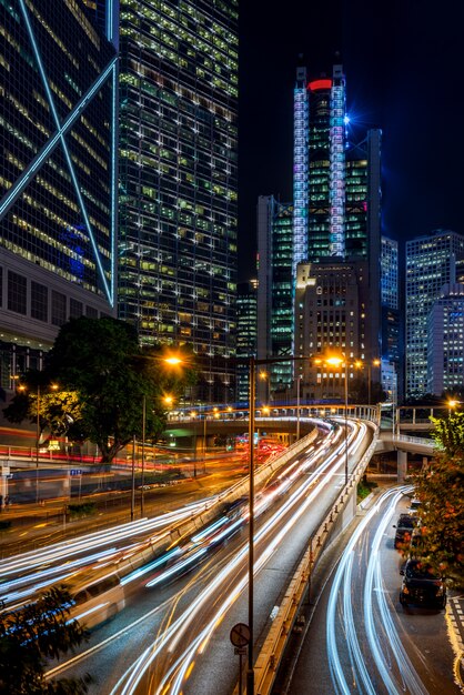 Hong Kong traffic view