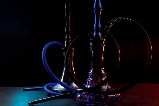 Free photo hookah still life arrangement