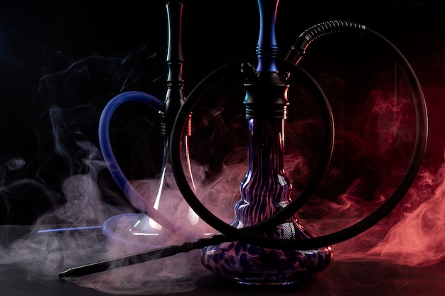 Free photo hookah still life arrangement