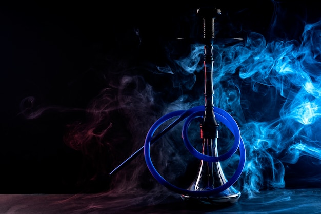 Free photo hookah still life composition