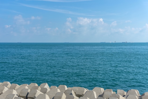 Orizzonte isola all'aperto bali vista chiaro