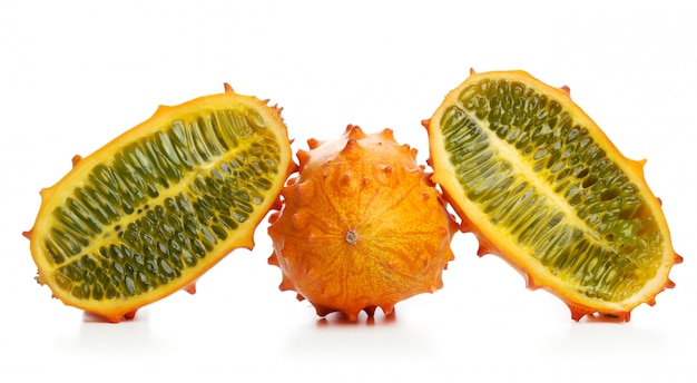 Free photo horned melon