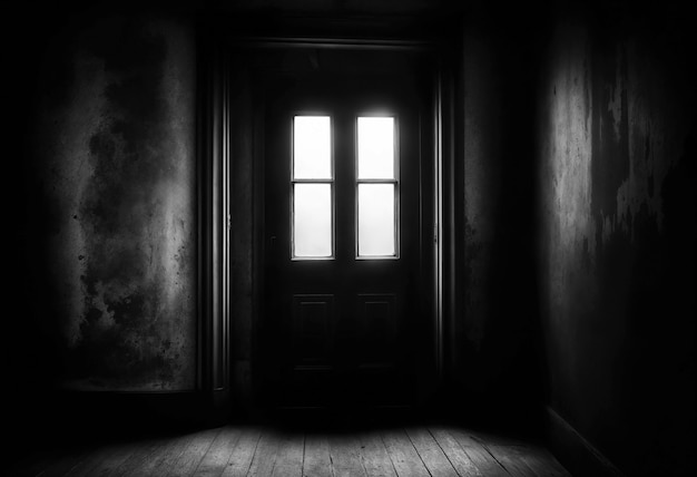 horror scene in domestic space