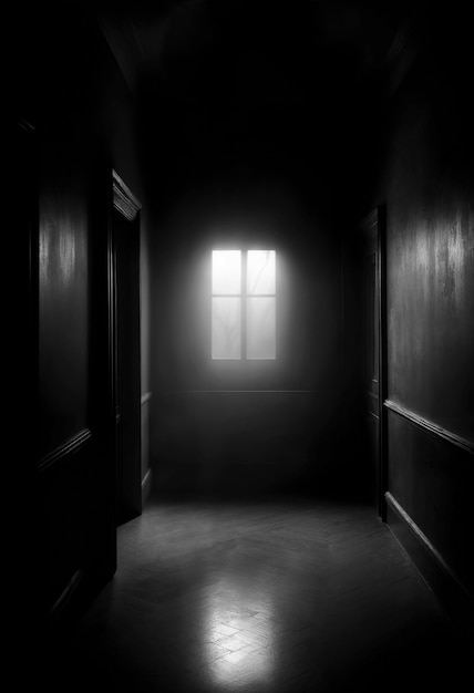 Free photo horror scene in domestic space