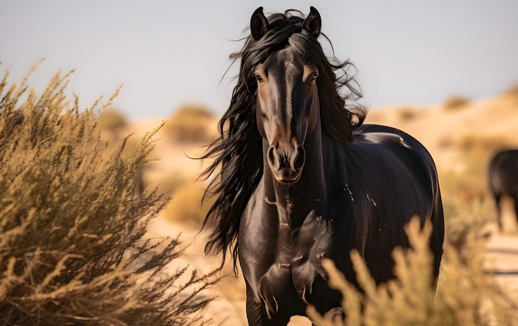 Free Photo horse ai generated